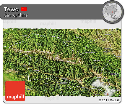 Satellite 3D Map of Tewo