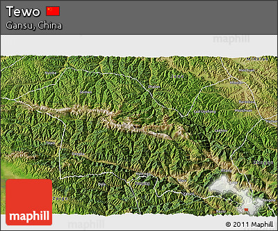 Satellite 3D Map of Tewo