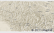 Shaded Relief 3D Map of Tewo