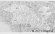 Silver Style 3D Map of Tewo