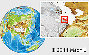 Physical Location Map of Tewo, highlighted parent region