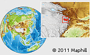 Physical Location Map of Tewo