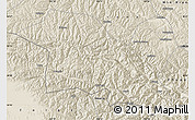 Shaded Relief Map of Tewo