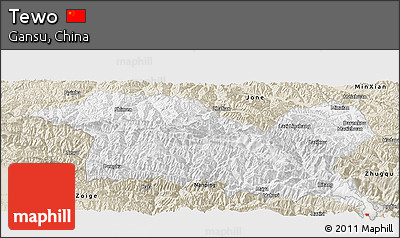 Classic Style Panoramic Map of Tewo