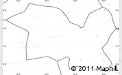 Blank Simple Map of Tewo, no labels