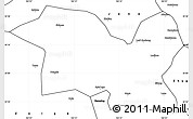 Blank Simple Map of Tewo