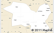 Classic Style Simple Map of Tewo
