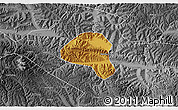 Physical 3D Map of Tianshui Shi, desaturated