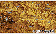 Physical 3D Map of Tianshui Shi