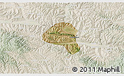 Satellite 3D Map of Tianshui Shi, lighten