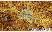Satellite 3D Map of Tianshui Shi, physical outside