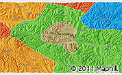 Satellite 3D Map of Tianshui Shi, political outside