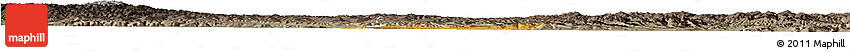 Physical Horizon Map of Tianshui Shi, semi-desaturated Physical Horizon Map of Tianshui Shi, semi-desaturated