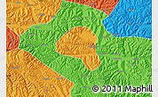 Political Map of Tianshui Shi