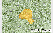 Savanna Style Map of Tianshui Shi