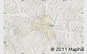 Shaded Relief Map of Tianshui Shi, lighten