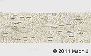 Shaded Relief Panoramic Map of Tianshui Shi