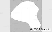 Gray Simple Map of Tianshui Shi