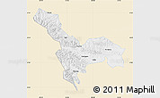 Classic Style Map of Tianzhu, single color outside