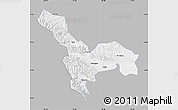 Gray Map of Tianzhu, single color outside