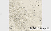 Shaded Relief Map of Tianzhu