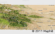 Satellite Panoramic Map of Tianzhu