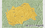 Savanna Style 3D Map of Tongwei