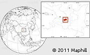 Blank Location Map of Tongwei