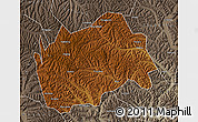 Physical Map of Tongwei, semi-desaturated