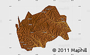 Physical Map of Tongwei, single color outside