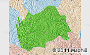 Political Map of Tongwei, lighten