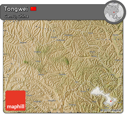 Satellite Map of Tongwei