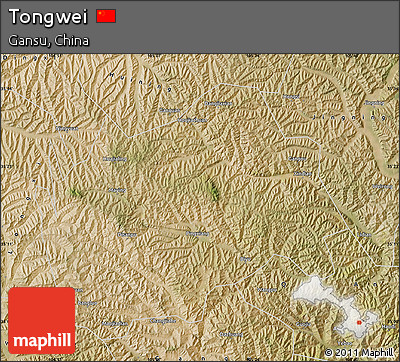 Satellite Map of Tongwei