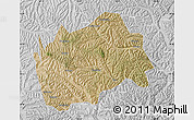 Satellite Map of Tongwei, lighten, desaturated