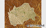 Satellite Map of Tongwei, physical outside