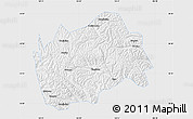 Silver Style Map of Tongwei, single color outside