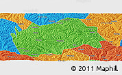 Political Panoramic Map of Tongwei