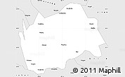 Silver Style Simple Map of Tongwei