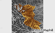 Physical Map of Wudu, desaturated