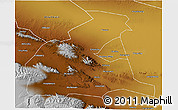 Physical 3D Map of Yongchang