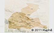 Satellite 3D Map of Yongchang, lighten