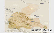Satellite 3D Map of Yongchang, shaded relief outside