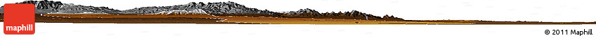 Physical Horizon Map of Yongchang, darken