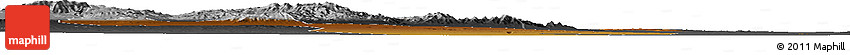 Physical Horizon Map of Yongchang, darken, desaturated Physical Horizon Map of Yongchang, darken, desaturated