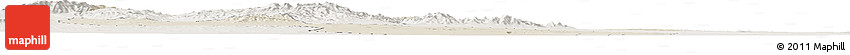 Shaded Relief Horizon Map of Yongchang, lighten Shaded Relief Horizon Map of Yongchang, lighten