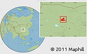 Savanna Style Location Map of Yongchang