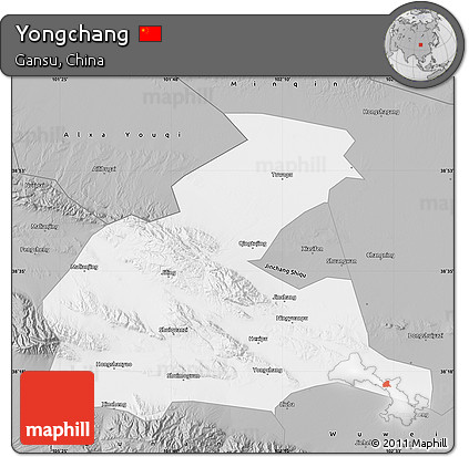 Gray Map of Yongchang