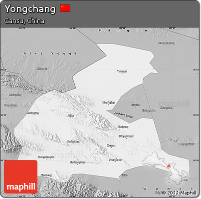 Gray Map of Yongchang