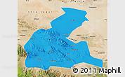Political Map of Yongchang, satellite outside