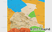 Satellite Map of Yongchang, political outside
